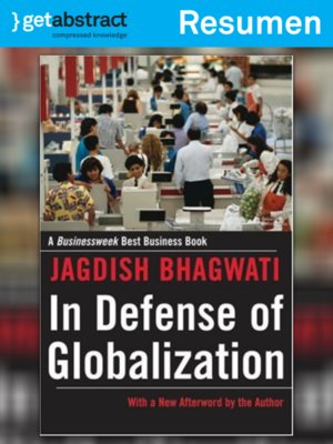 cover image of En defensa de la globalización (resumen)